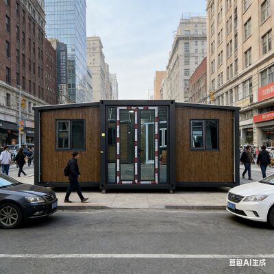 Δυνατό να αναδιπλωθεί 20ft δοχείο με πλήρως γαλβανισμένο κύριο πλαίσιο προσαρμόσιμα υπνοδωμάτια και θερμική ηχομόνωση