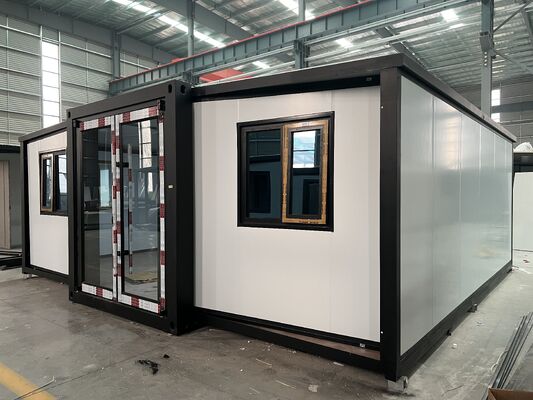 Πλήρως Γαλβανισμένο Πλαϊνό Πλαίσιο Αναδιπλούμενο Δοχείο 20ft με Προσαρμόσιμη Διάταξη Σπιτιού και Δάπεδο από Τσιμεντοσανίδα Πυράντοχο 18mm