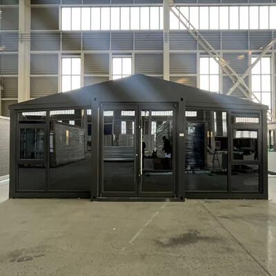 Δυνατό να αναδιπλωθεί 20ft δοχείο με 75mm EPS σάντουιτς πάνελ, εξατομικευμένη εξαερισμός, και 18mm πυρόσβεση τσιμεντένιο δάπεδο ινών για βιώσιμη βιομηχανική χρήση