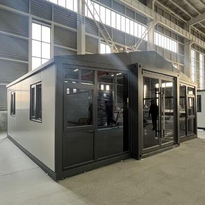 Αναδιπλούμενο κοντέινερ 20 ποδιών με δάπεδο από τσιμεντοσανίδα πυράντοχη 18mm, Επίπεδο σεισμικής αντοχής 8, και πάνελ σάντουιτς EPS 75mm